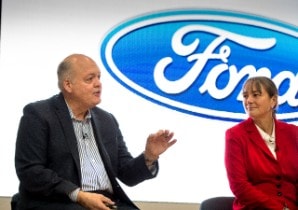Ford CEO Jim Hackett Opens Smart Mobility Innovation Offi...